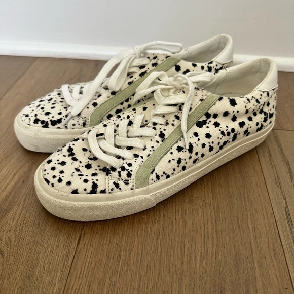 Madewell Shoes - Madewell Sidewalk Shoes Low-Top Sneakers in Spatter-Painted Calf Hair Size 9